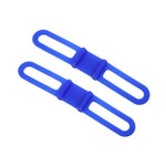 5 sangles en silicone pour lampe de vélo de route de montagne, support élastique pour téléphone et lampe de poche