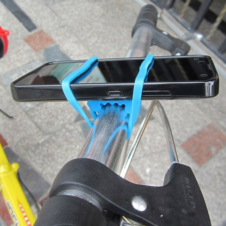 5 sangles en silicone pour lampe de vélo de route de montagne, support élastique pour téléphone et lampe de poche