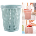 Poubelle de cuisine amovible en plastique avec boîte à sacs poubelles intégrée