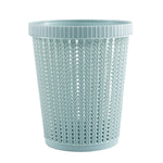 Poubelle de cuisine amovible en plastique avec boîte à sacs poubelles intégrée