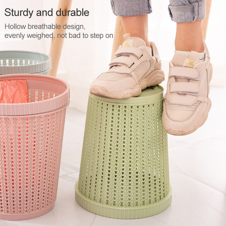 Poubelle de cuisine amovible en plastique avec boîte à sacs poubelles intégrée