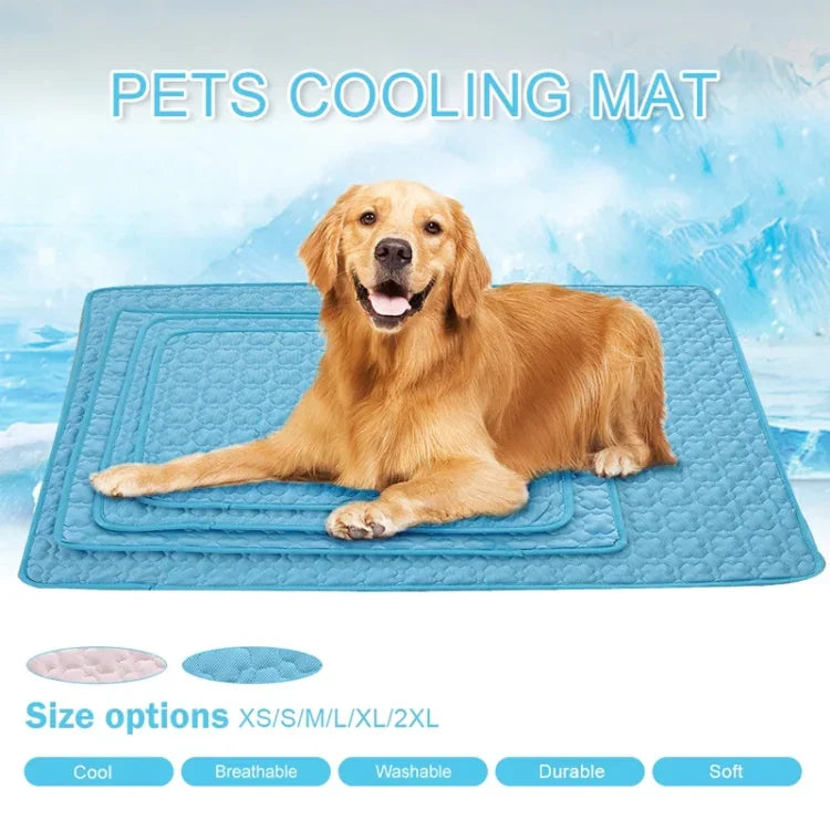 SFB104 Tapis de refroidissement d'été Couverture Glace Lit pour chien et chat, 50x40cm, 63x50cm, 70x56cm, 102x70cm