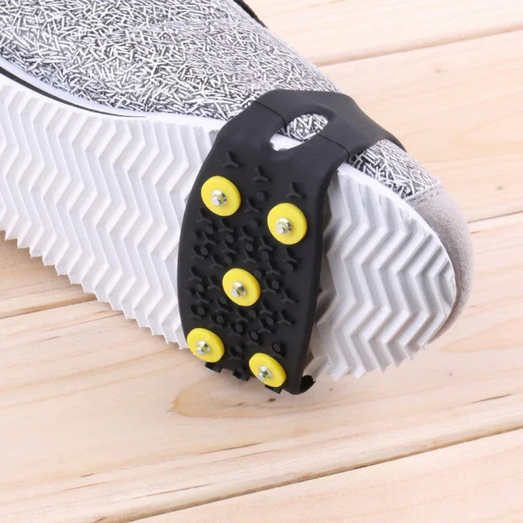 Couvre-chaussures antidérapants à 5 dents pour glace et neige en extérieur