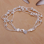 Bracelet de mode plaqué argent 925