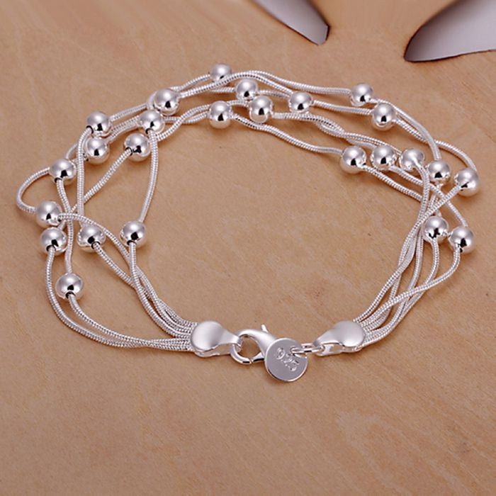 Bracelet de mode plaqué argent 925