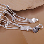 Bracelet de mode plaqué argent 925