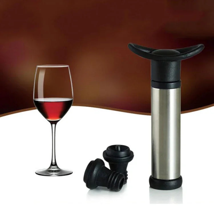 Bouchon à vin en acier inoxydable, bouchon de champagne, pompe à vide pour vin rouge, bouchon à vin en acier inoxydable