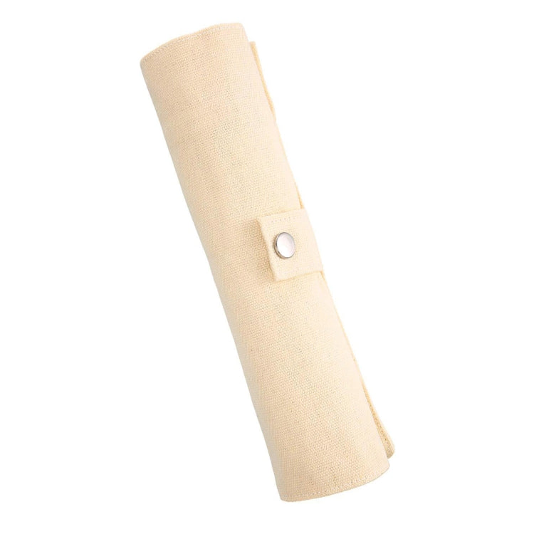 Ensemble de couverts de voyage créatifs en bambou avec couteau, fourchette, cuillère, baguettes et sac en tissu