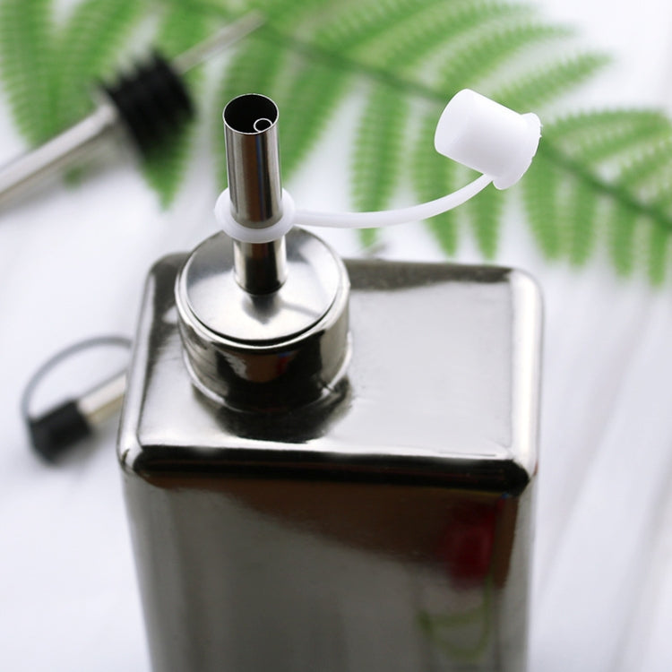5 bouchons de bouteille en verre, bouchons d'huile en acier inoxydable, bouchons en silicone, embout droit chapeau blanc, bouchon automatique chapeau blanc, embout droit chapeau noir, bouchon automatique chapeau noir