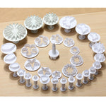 Ustensiles de Décoration de Gâteaux Emporte-pièces à Piston pour Fondant Moule à Biscuits Accessoires de Pâtisserie, Ustensiles de Décoration de Gâteaux