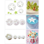 Ustensiles de Décoration de Gâteaux Emporte-pièces à Piston pour Fondant Moule à Biscuits Accessoires de Pâtisserie, Ustensiles de Décoration de Gâteaux