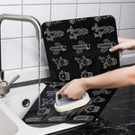 Plaque d'huile en papier d'aluminium pour cuisinière à gaz, protection anti-éclaboussures de cuisine, panneau d'isolation d'huile haute température