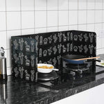 Plaque d'huile en papier d'aluminium pour cuisinière à gaz, protection anti-éclaboussures de cuisine, panneau d'isolation d'huile haute température