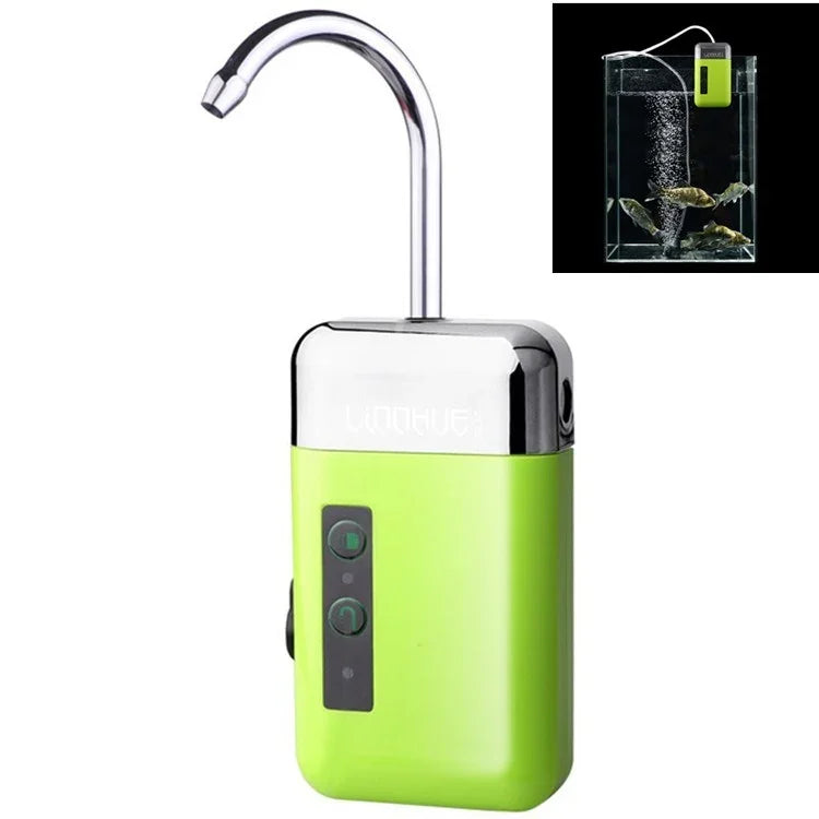Pompe à eau automatique LINNHUE Chargeur Absorbeur d'eau Pompe d'aération pour pêche en extérieur, LINNHUE