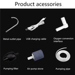 Pompe à eau automatique LINNHUE Chargeur Absorbeur d'eau Pompe d'aération pour pêche en extérieur, LINNHUE
