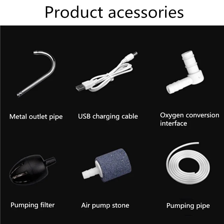Pompe à eau automatique LINNHUE Chargeur Absorbeur d'eau Pompe d'aération pour pêche en extérieur, LINNHUE