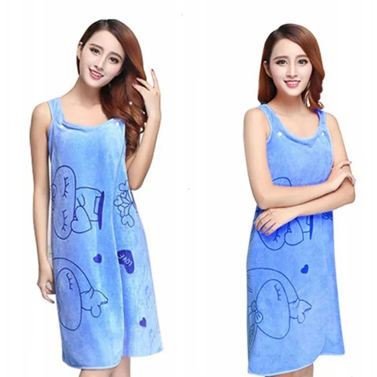 Serviettes de bain mode femme, serviette de bain magique portable à séchage rapide, serviette de plage, spa, peignoirs de bain, jupe de bain