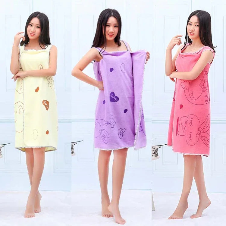 Serviettes de bain mode femme, serviette de bain magique portable à séchage rapide, serviette de plage, spa, peignoirs de bain, jupe de bain