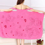 Serviettes de bain mode femme, serviette de bain magique portable à séchage rapide, serviette de plage, spa, peignoirs de bain, jupe de bain