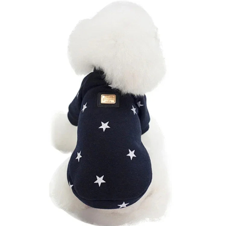 Pull en tricot pour animaux de compagnie motif étoile à cinq branches automne et hiver vêtements chauds pour animaux de compagnie, L, XXL, XL