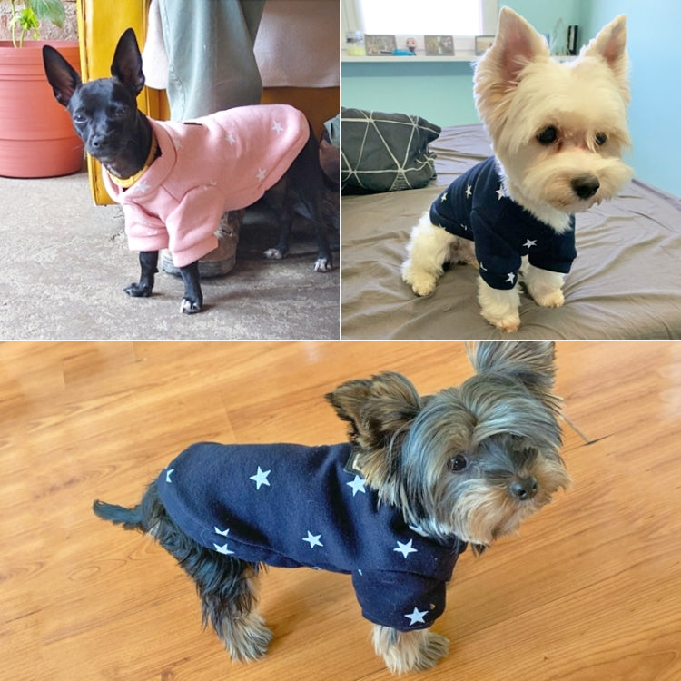 Pull en tricot pour animaux de compagnie motif étoile à cinq branches automne et hiver vêtements chauds pour animaux de compagnie, L, XXL, XL