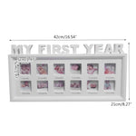 Cadre photo créatif pour décoration de chambre d'enfant, pour photos de bébé, souvenir de croissance