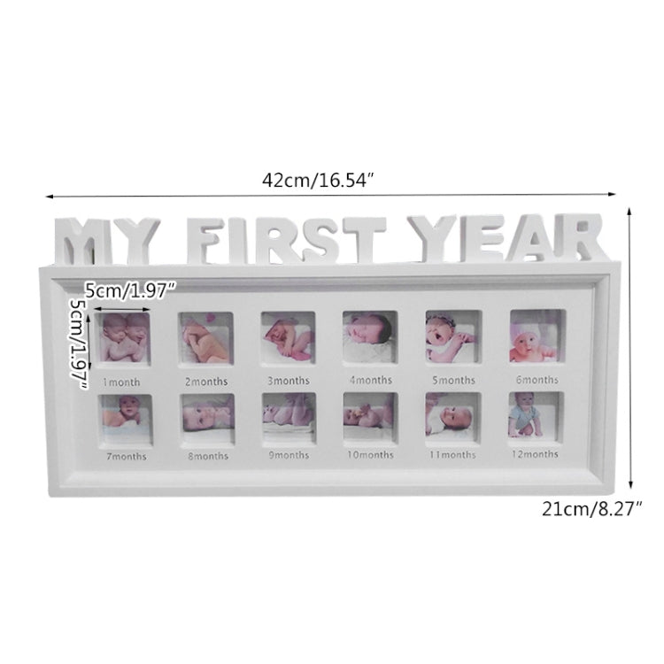Cadre photo créatif pour décoration de chambre d'enfant, pour photos de bébé, souvenir de croissance