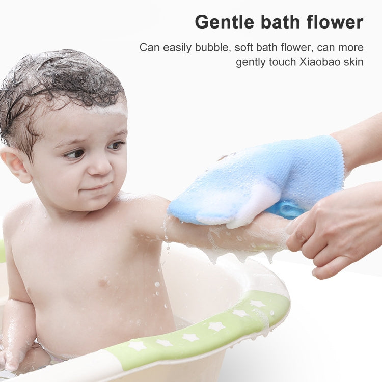 Dessin animé Enfants Serviette de Bain Double-Face Épaissie Gants de Bain