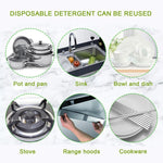Distributeur de savon à pression pour cuisine, gris