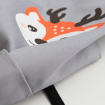 Tablier parent-enfant sans manches en coton à motif d'animaux de dessin animé, tablier pour enfants S, tablier pour adultes L