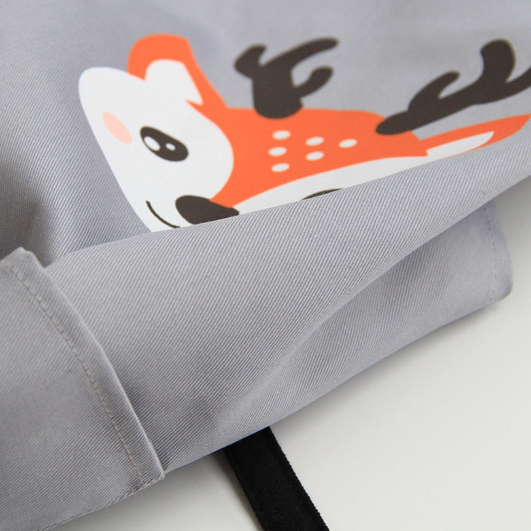 Tablier parent-enfant sans manches en coton à motif d'animaux de dessin animé, tablier pour enfants S, tablier pour adultes L