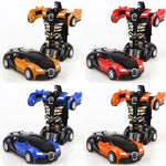 One-click Transforming Toy Car Impact Deformation Toy Model Car
