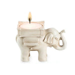 Bougeoir rétro éléphant pour bougie chauffe-plat, décoration de mariage et maison, artisanat, support pour bougie chauffe-plat, éléphant chauffe-plat