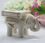 Bougeoir rétro éléphant pour bougie chauffe-plat, décoration de mariage et maison, artisanat, support pour bougie chauffe-plat, éléphant chauffe-plat