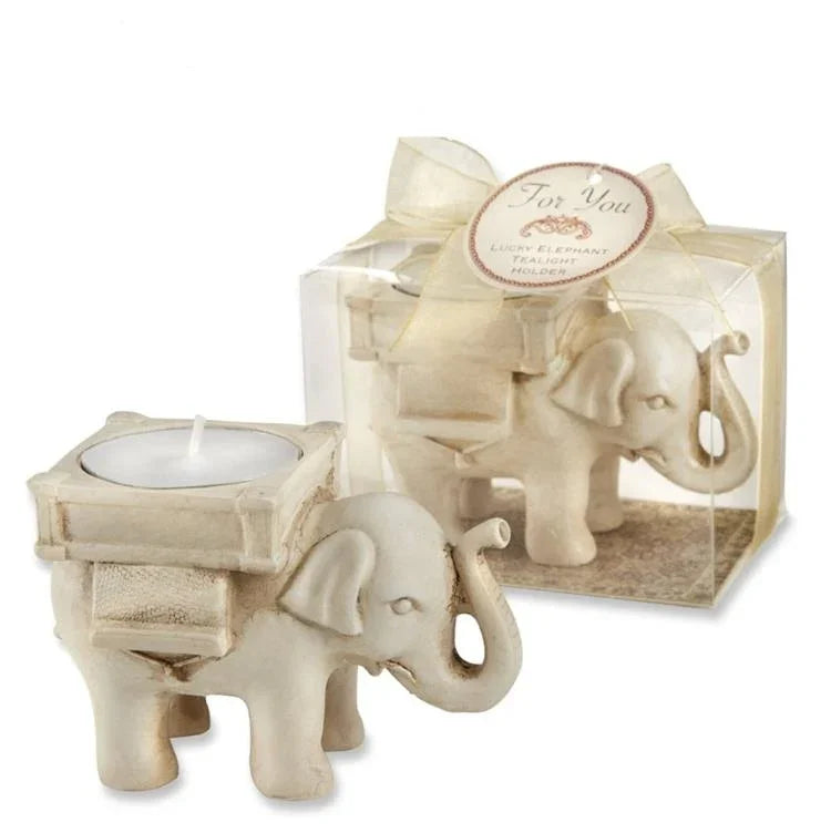 Bougeoir rétro éléphant pour bougie chauffe-plat, décoration de mariage et maison, artisanat, support pour bougie chauffe-plat, éléphant chauffe-plat