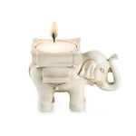 Bougeoir rétro éléphant pour bougie chauffe-plat, décoration de mariage et maison, artisanat, support pour bougie chauffe-plat, éléphant chauffe-plat