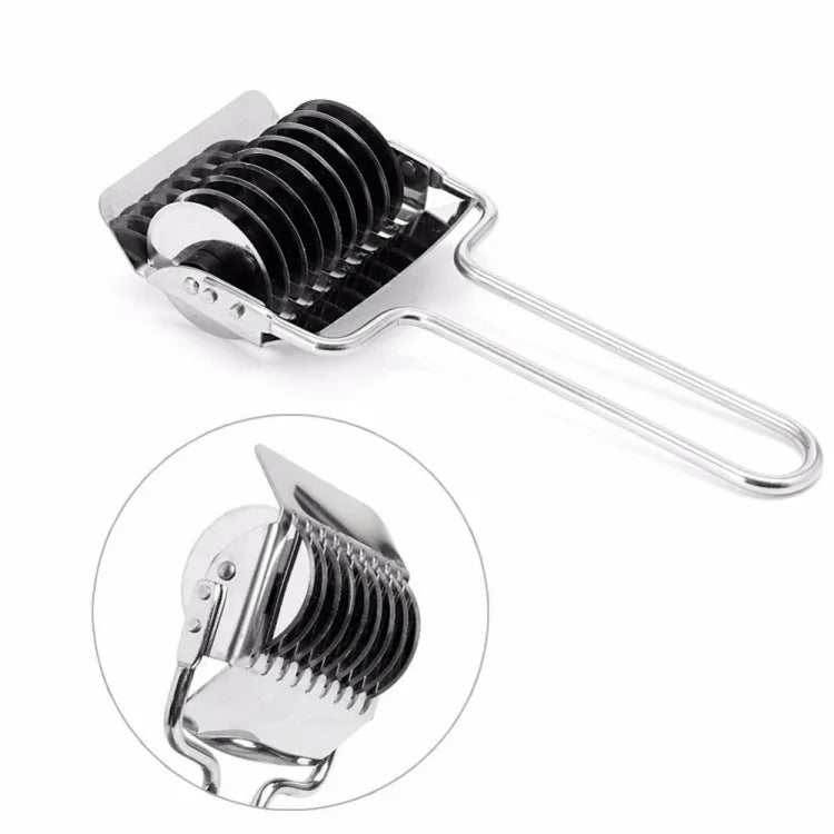 Machine manuelle en acier inoxydable pour découpe de nouilles, outil de pâtisserie pour la cuisine, Coupe-nouilles 2