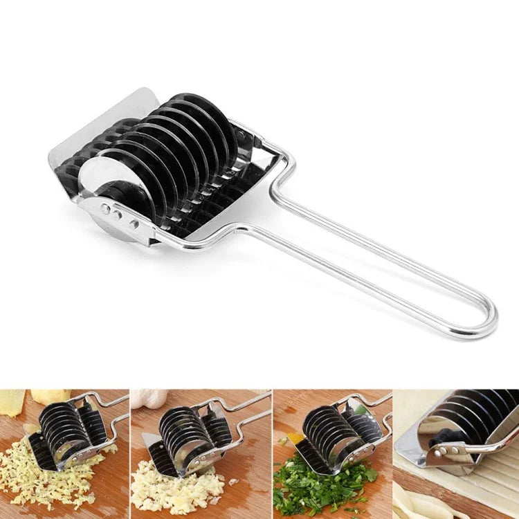 Machine manuelle en acier inoxydable pour découpe de nouilles, outil de pâtisserie pour la cuisine, Coupe-nouilles 2