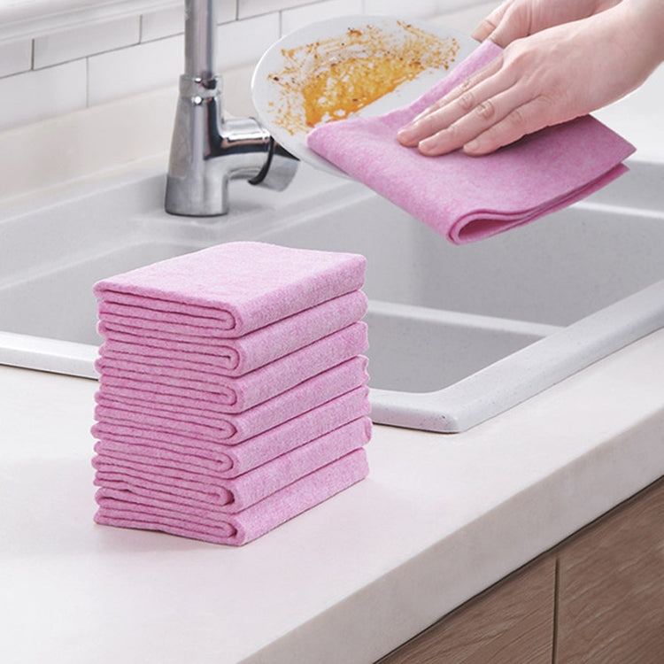 10 torchons en fibres de noix de coco, anti-peluches, épais, absorbants, antiadhésifs, pour le lavage de la vaisselle, 30x30cm