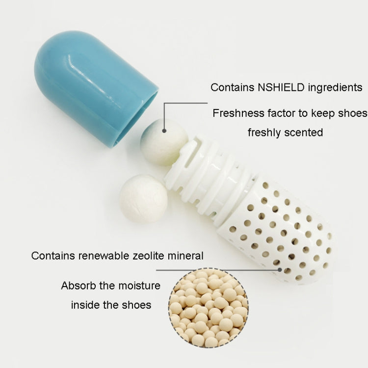 Lot de 2 désodorisants multifonctionnels en capsule pour chaussures