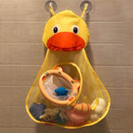 Panier de rangement en filet pour jouets animaux de dessin animé pour salle de bain
