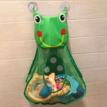 Panier de rangement en filet pour jouets animaux de dessin animé pour salle de bain