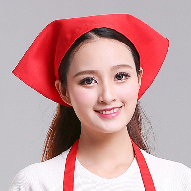 Chapeau de Chef Turban, Chapeau de Cuisine, Chapeau de Travail, Écharpe Triangle pour Homme et Femme, Réglable