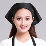 Chapeau de Chef Turban, Chapeau de Cuisine, Chapeau de Travail, Écharpe Triangle pour Homme et Femme, Réglable