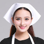 Chapeau de Chef Turban, Chapeau de Cuisine, Chapeau de Travail, Écharpe Triangle pour Homme et Femme, Réglable