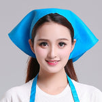 Chapeau de Chef Turban, Chapeau de Cuisine, Chapeau de Travail, Écharpe Triangle pour Homme et Femme, Réglable