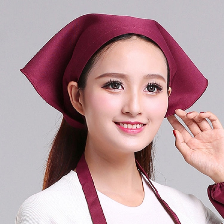 Chapeau de Chef Turban, Chapeau de Cuisine, Chapeau de Travail, Écharpe Triangle pour Homme et Femme, Réglable