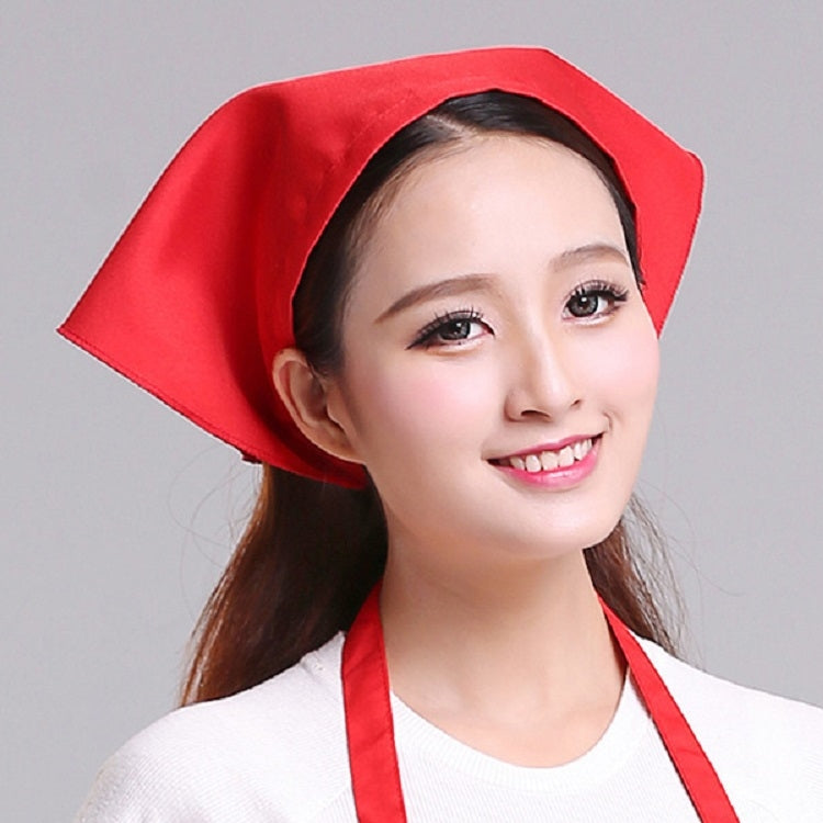 Chapeau de Chef Turban, Chapeau de Cuisine, Chapeau de Travail, Écharpe Triangle pour Homme et Femme, Réglable