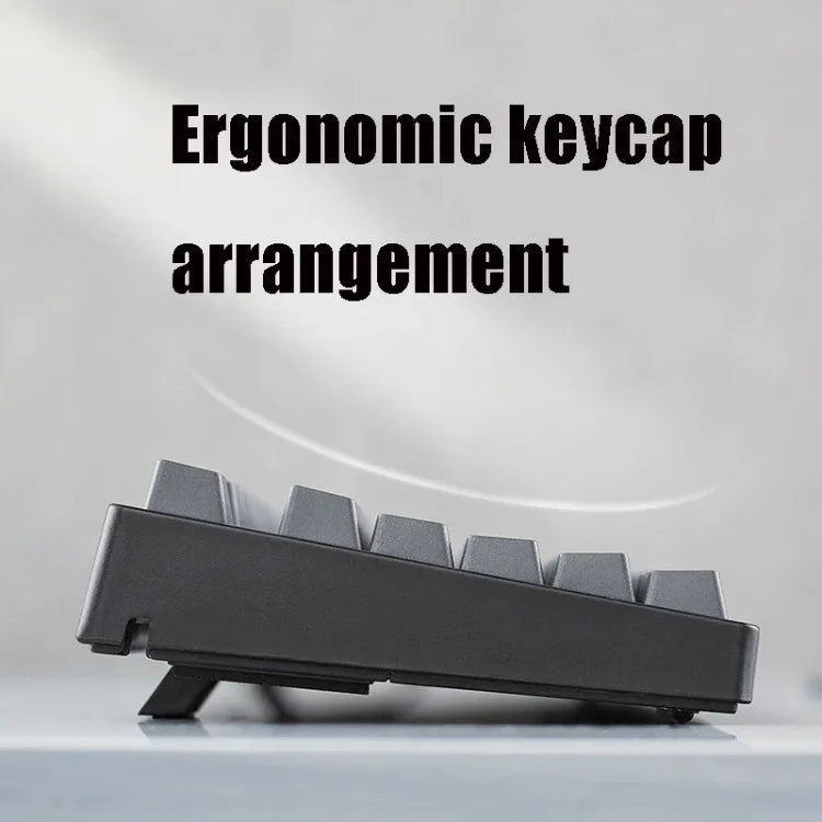 Clavier de jeu mécanique filaire de bureau Rapoo V860, 61 touches, 87 touches, 104 touches