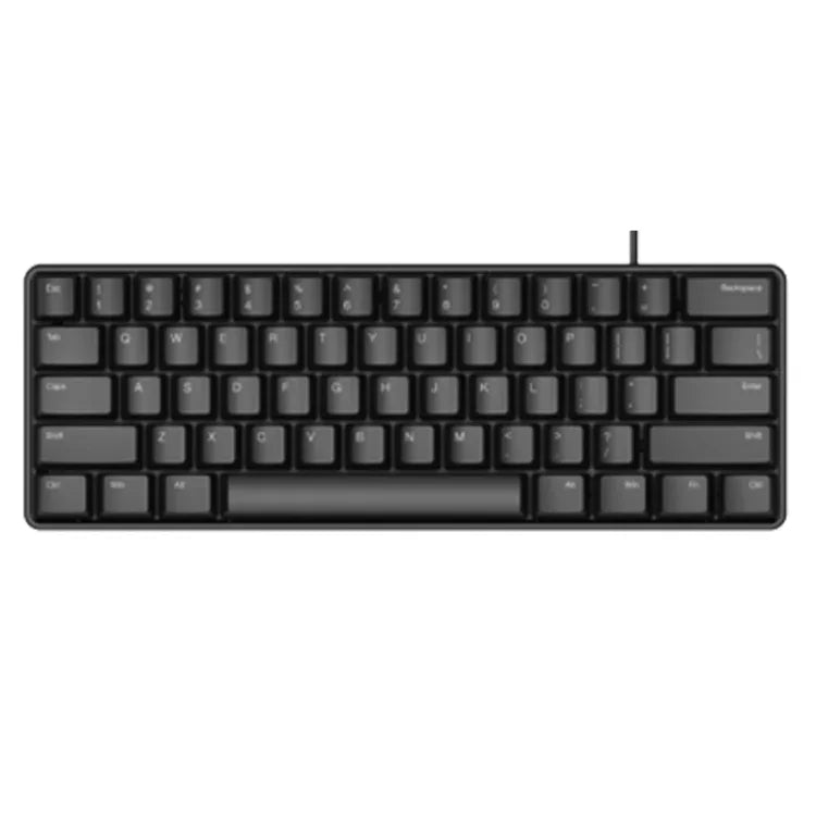Clavier de jeu mécanique filaire de bureau Rapoo V860, 61 touches, 87 touches, 104 touches